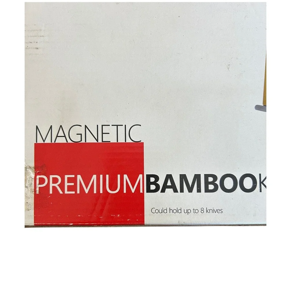 Premion Magnetic Bamboo Knife Holder 12